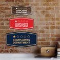 thumbnail image 4 of Signs ByLITA Fancy Complaints Department Funny Office Sign (Ivory/Dark Brown) - Small, 4 of 6