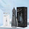 thumbnail image 2 of Riforla Rechargeable Water Flosser Portable 5 Modes 360° Rotatable Nozzle High Pressure Cordless Teeth Rechargeable Water Flosser Portable Ear Care Grey, 2 of 4