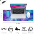 thumbnail image 5 of Reinvent Gaming with our Large Dazzling Galaxy Mouse Pad; Non-Slip Rubber Base for Precision, Durable Stitched Edges. Ideal for Keyboards & Desks - 31.5x11.8inch., 5 of 7