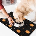 thumbnail image 2 of Halloween Pumpkin Dog Food Mats for Floors Absobing Durable 17x30 Inch Pet Food Mat Ghost Boo Spooky Dog Feeding Mat EcoFriendly Durable Pet Placemat, 2 of 7