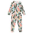 thumbnail image 5 of DISNIMO Pink Cow Pattern Pajamas for Kids Girls 3-4 Pajama Sets for Children 2 Piece Long Sleeve and Pants Pj Sets Girls Cute Sleep Wear Long Nightwear Crewneck pjs set, 5 of 7