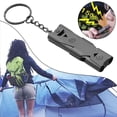 thumbnail image 6 of Stainless Steel Dual-Frequency Whistle for Outdoor Emergency Survival with Clear Loud Sound and Multiple Modes, 6 of 8