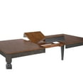 thumbnail image 3 of Expanding Dining Table Set - 6-8 Seater with Chairs & Buffet - Distressed Brown Wood Finish, 3 of 10
