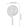 thumbnail image 2 of BEADCEST 4Ud Ear Wrap Con De Zirconia Deslumbrantes Sin Necesidad De Perforar Orejas, 2 of 8