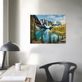 thumbnail image 4 of Nawypu Banff Canvas Art Prints Moraine Lake Wall Art Colorado Mountain Artwork Pictures Modern National Park Scenery Poster Stretched and Framed for Living Room Decor, 4 of 5