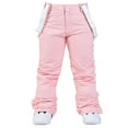thumbnail image 1 of Women Men Ski Pants Windproof Waterproof Insulated Overalls for Outdoor Snowboarding, 1 of 6