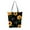 C, variant on Stylago Canvas Tote Bags for Women Sunflower Pattern Shoulder Purses Ladies Internal Pockets Zipper Handbags for Camping Black
