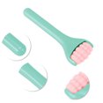 thumbnail image 3 of 1 Pc Rodillo de Ojos Portátil para Mujeres para Salón de Belleza Vacaciones Baño Viaje ABS Silicona Verde, 3 of 3