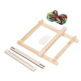 thumbnail image 2 of Kids Weaving Kit, Glossy Frame Kids Weaving Loom High  Stimulate Creativity  For DIY, 2 of 8