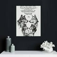 thumbnail image 5 of Nawypu Motivational Quote Inspirational Two Wolves Painting Canvas Wall Art Office Home Decor Positive Wolf Poster Picture Artwork, 5 of 5