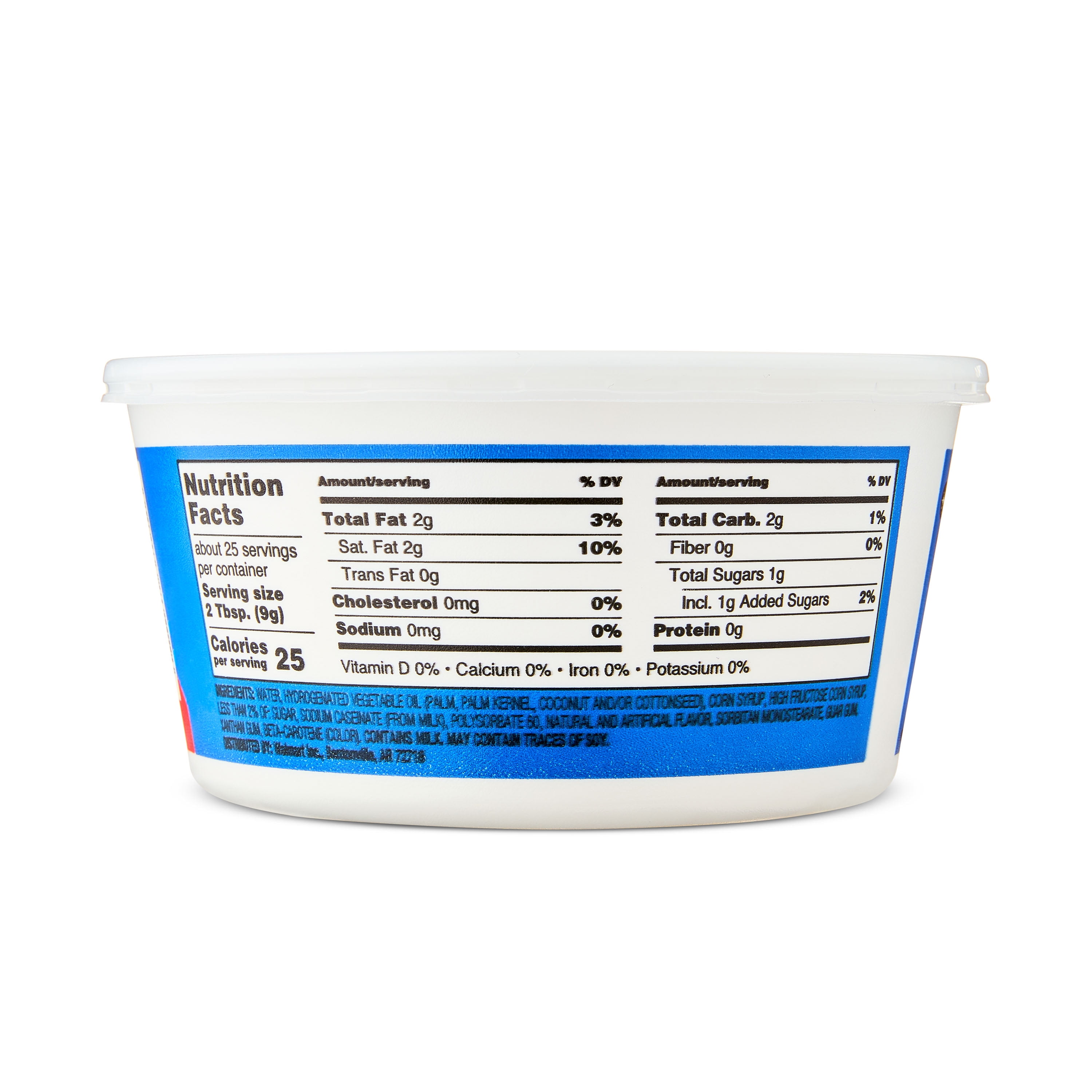 Great Value Whipped Topping, Dessert and Fruit Topping, 8 oz (Frozen)