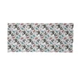 thumbnail image 2 of Dogs Neck Gaiter, Boston Terriers and Flowers, Unisex, Multicolor, by Ambesonne, 2 of 3