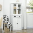 thumbnail image 2 of HOMCOM 61" Kitchen Pantry Storage Cabinet w/ Shelves Soft Close Doors, 2 of 10