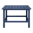 thumbnail image 3 of WestinTrends Malibu Kids Outdoor Patio Furniture HDPE 30" Wide Square Dining Table, Navy Blue, 3 of 16