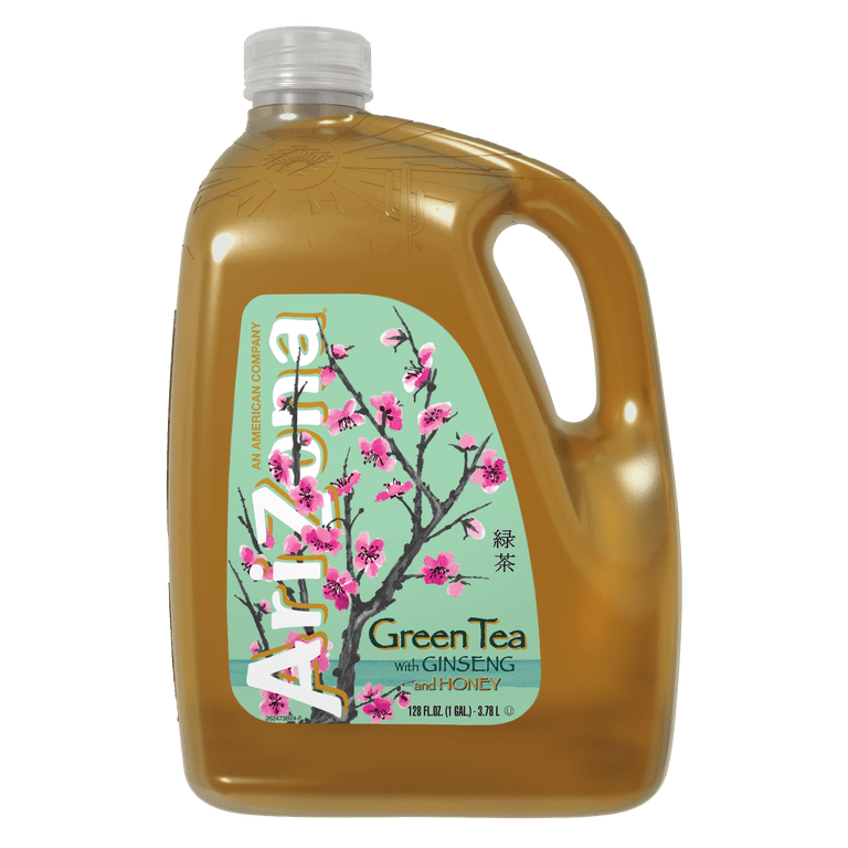 AriZona Green Tea with Ginseng and Honey, 128 fl oz, 2 Pack photo 2