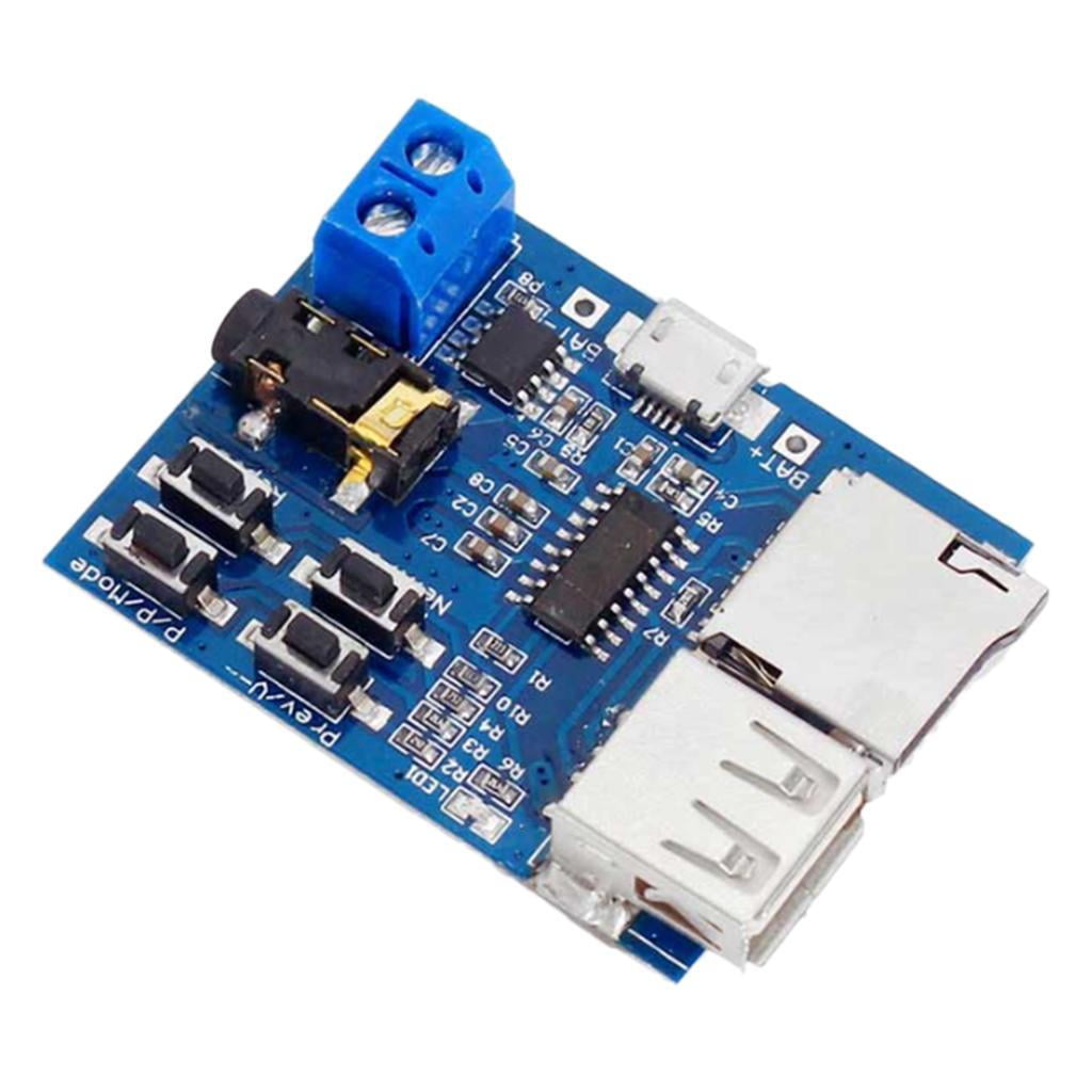 MP3 USB Flash Drive Micro SD TF Card Player Decoding Amplifier Board Module USA 