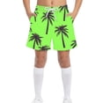 thumbnail image 2 of LIBRCLO Kids Swim Trunks Boys Quick Dry Shorts Boys Swim Trunks Summer Holiday Beach Shorts Casual Hawaiian Bathing Suits Size 10-11Years Green, 2 of 9