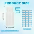 thumbnail image 2 of Uxcell 6Pcs Botellas de Reactivos Plásticas, 2.1oz Botellas de Muestra Química HDPE a Prueba de Fugas para Almacenamiento de Líquidos de Laboratorio, 2 of 6