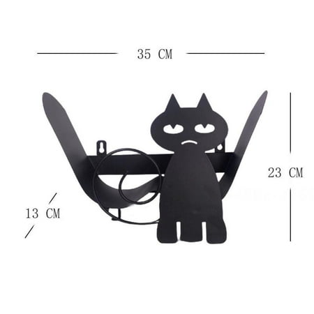 

Bellaven Funny Cat Modeling Kitchen Towel Rack Bathroom Towel Rack Storage Rack Toilet Tissue Towel Rack 1 1pcs