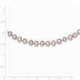 thumbnail image 3 of White Sterling Silver necklace Pearl Freshwater Purple 16 in 5 mm, 3 of 3