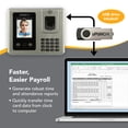 thumbnail image 4 of uPunch CR1000 Digital Time Clock and Date Stamp for Small Business: Complete Employee Time Tracking System with 50 Time Cards, Ribbon & Keys, 4 of 6
