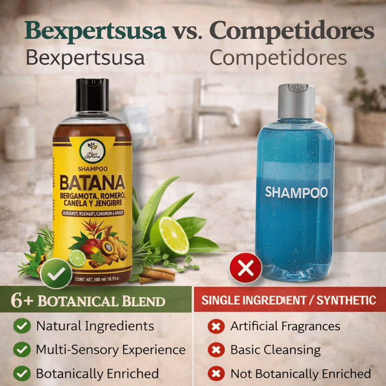 Batana Oil Shampoo w/Bergamota,Rosemary, Cinnamon,Aloe Vera