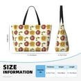 thumbnail image 4 of Pofeuu Sunflowers And Skull Print Beach Bag,Waterproof Sandproof Beach Tote Bag, Large Capacity Foldable Beach Bags for Women, 4 of 7