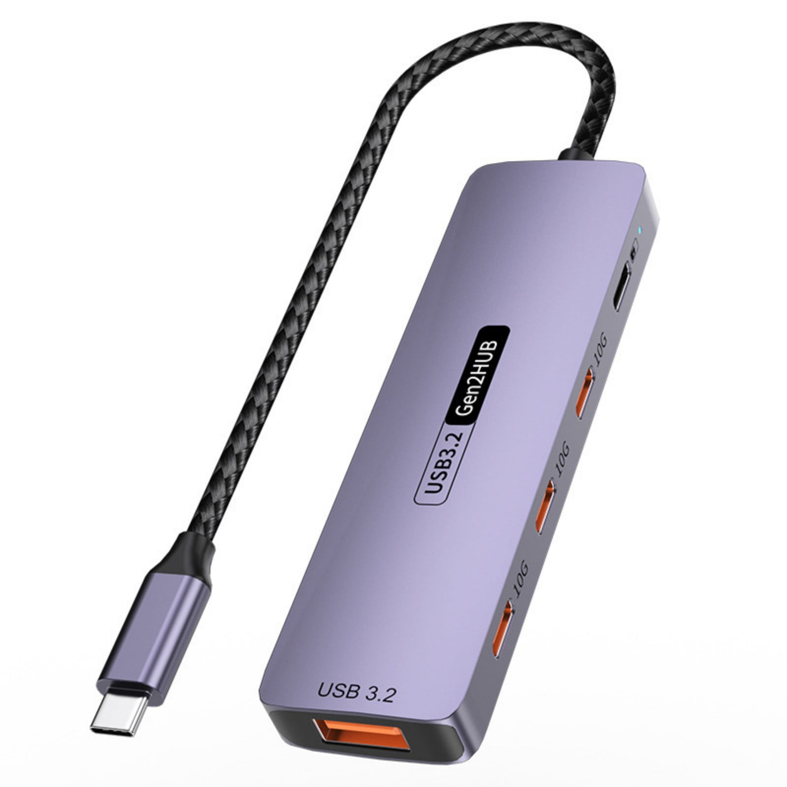 Fast Speed USB C Hubs 10Gbps PD100W 140W Power Delivery USB 3.2 Splitter Adapters For Laptop Phone 4K HDTV Connectivitys