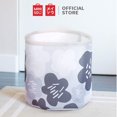 thumbnail image 2 of Panier de Rangement Floral Mini en Tissu, Organisateurs de Bureau (Gris), 2 of 7