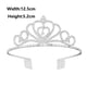 thumbnail image 2 of Tiara de cristal, diadema con corona, corona elegante de princesa con peines para mujeres, niñas, novia, boda, graduación, fiesta de cumpleaños, 2 of 6