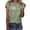 Green, variant on Women's Team Bride Party T-Shirt, Bridesmaid Crew Neck Tee, Short Sleeve Casual Top for Bridal Party, 5 Colors, Sizes S-XXL
