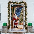 thumbnail image 5 of Hometravel Christmas Door Cover Decor, Large Seasonal Entryway Display, Festive Wall Hanging for Holiday Party Atmosphere, 5 of 6