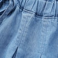 thumbnail image 5 of WOLLED Toddler Kids Girls Denim Jeans Shorts Baby Girl Ruffles Short Demin Pants 3-10T, 5 of 9