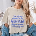 thumbnail image 4 of Jollimate In Loving Memory of My Mom Shirt, Memorial Angel Wings Graphic Tee, Remembrance Gift, 4 of 6