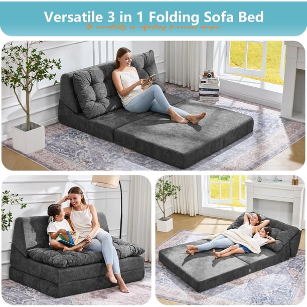 AK　NEIGHBORHOOD FOLDING SOFA. Sofa Couch Folding Sofa Bed Comfy Floor Lounger Convertible Sofa