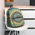 thumbnail image 5 of Pofeuu Round Mandala1 Print Laptop Backpack Travel Canvas Backpack for School Lightweight and Comfortable Backpack College Backpack Schoolbag, 5 of 6