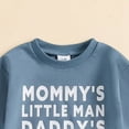thumbnail image 6 of NOLDARES Infant Toddler Baby Boy Outfits Clothing Set 2pcs Print Long Sleeve Sweatshirt + Elastic Pants Fall Winter Clothes Casual(Blue,6-12 M), 6 of 7