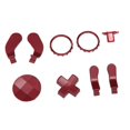 thumbnail image 4 of 15 in 1 Professional Metal Gamepads Replacement Accessory for Xbox One Elite Series 2 Controller, Red, 4 of 4