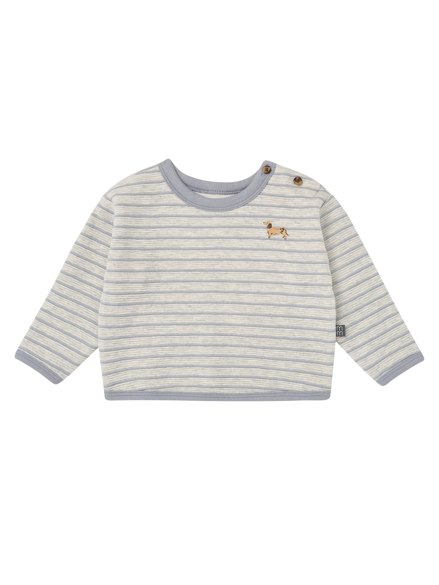 Modern Moments by Gerber Baby Boy Long Sleeve Top and Harem Pant Outfit Set, Sizes 0/3 Months - 24 Months