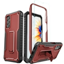 ExoGuard For Samsung Galaxy A14 5G Case, Phone Case with Screen Protector and Kickstand (Red)