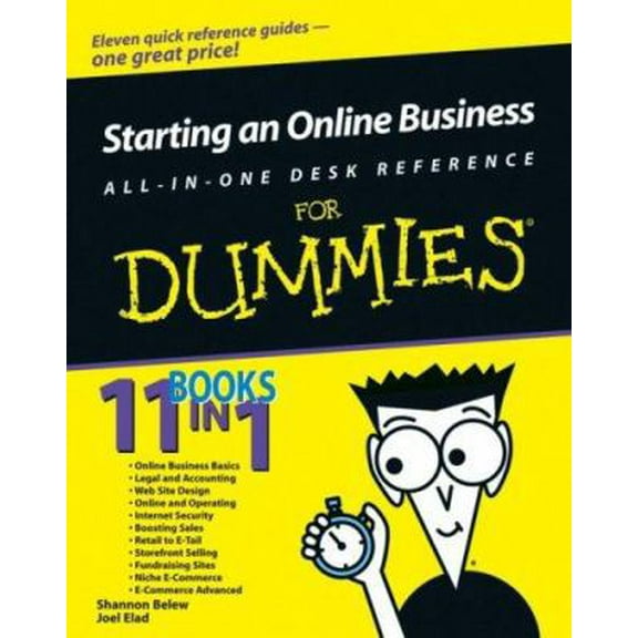 Pre-Owned Starting an Online Business All-In-One Desk Reference for Dummies (Paperback) 0764599291 9780764599293