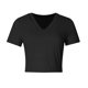 thumbnail image 3 of Casual Camisetas de Manga Corta para las Mujeres Cuello en V Camiseta Sólida, Poliéster de Verano de la Moda Superior para el Uso Diario, 3 of 4