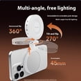 thumbnail image 2 of yingyy Enhanced LED Selfie Fill Light Adjustable Brightness For Smartphone Vlog Photography LED Selfie white, 2 of 6