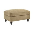 thumbnail image 2 of JERFIT Convertible Ottoman with Removable Ruffle Skirt, Light Coffee Chenille Accent Stool for Living Room, Multi-Functional Footrest Storage Bench, 2 of 7