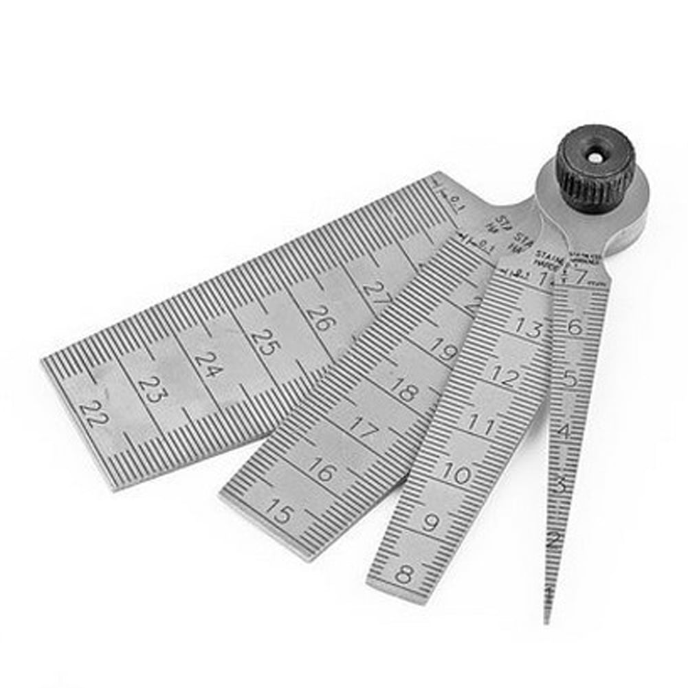 4 PCS 029mm Hole Measuring Tapers Ruler Gaps Measuring Ruler Set Depth