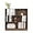 Dark Oak Color, variant on 3-Tier Bookshelf,7 Cubes Wooden Bookcase,Open Freestanding Display Storage Shelves,Modern Storage Display Cabinet for Home Office, Living Room, Bedroom (Dark Oak Color, 100cm/39.37in)