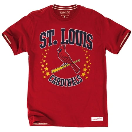 Rawlings St Louis - St. Louis Cardinals Mitchell & Ness Hometown Champs T-Shirt - Red