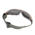 thumbnail image 4 of Gafas de seguridad de malla marrón para juegos de CS con correa ajustable para airsoft, 4 of 8