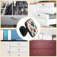 thumbnail image 5 of 4 Pcs Cabinet Handle Drawer Pulls Vintage Teapot Knobs with Screws Square Furniture Office Cabinet Knob Decoration, 5 of 7
