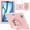 Pink, variant on Zenrich Ripple Case for iPad Air 11 (M3) 2025/ iPad Air 6th Generation (M2) 11-inch 2024, 360° Rotating Kickstand with Hand Strap, Shoulder Strap, Screen Protector, Rugged Shockproof Cover-Black